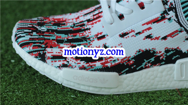 Real Boost SNSxAdidas NMD R1 Datamosh